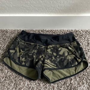 Lulu lemon Camo Running Shorts